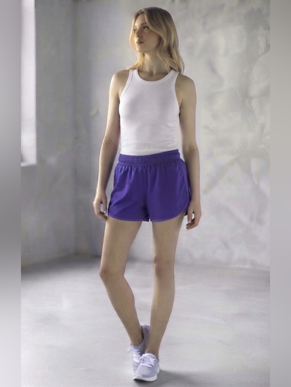 Mix&Co - Size XXL - Athletic Mesh Shorts - 
Blue with Pink Accent